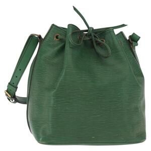 LOUIS VUITTON Epi Petit Noe Shoulder Bag Green M44104 LV Auth ep12277
